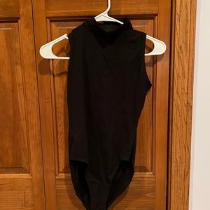 Turtleneck sleeveless dance leotard (adult)